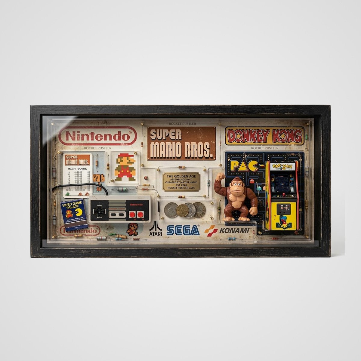 80's Arcade Shadow Box